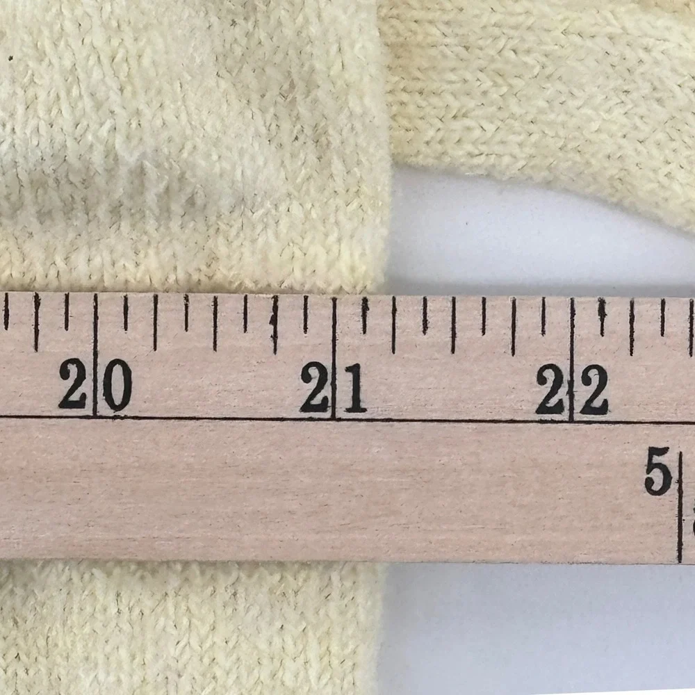 Design History Womens Yellow Layered Short Sleeve Knit Sweater Size L Cotton Mix
